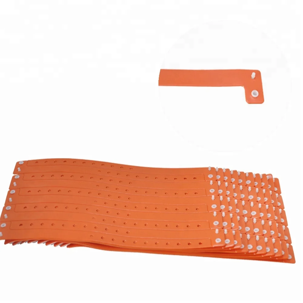 Newest design one-off soft comfortable PVC vinyl id bracelet wristband for any festival