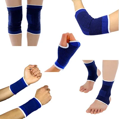 Sports Protective Set Knee Sleeve Bracer Elbow Support Knee Pad Sleeve Basketball Knee Support