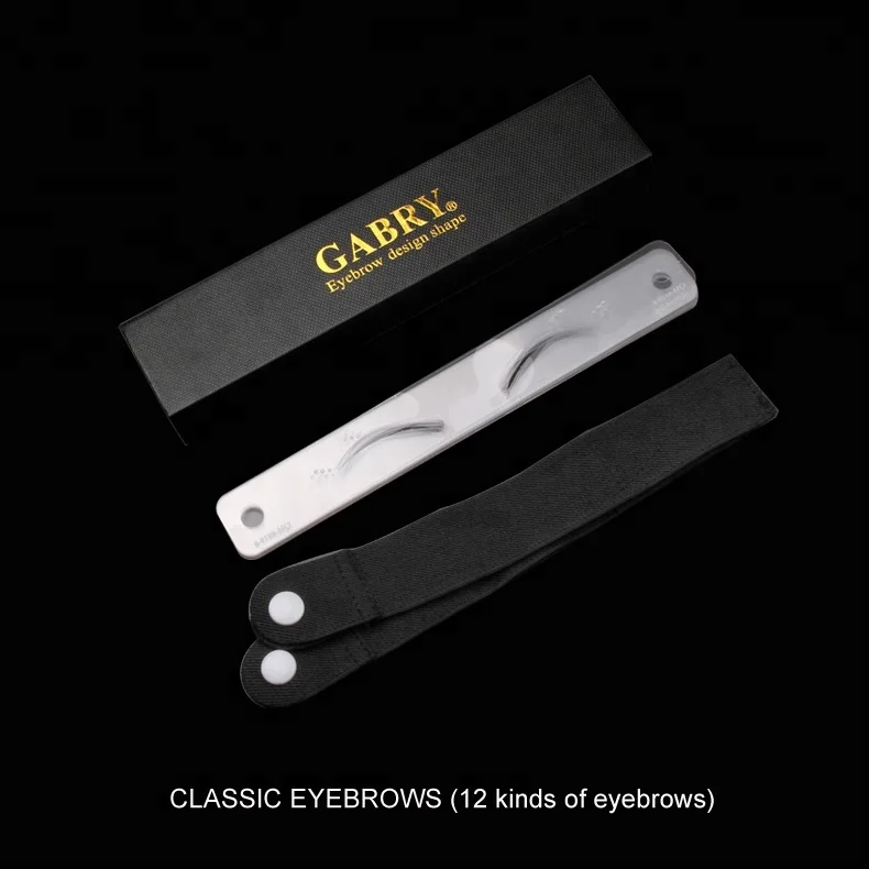
Accurate Semi Permanent Makeup Stencils Best Plastic Eyebrow Design Tool Ruler Measure Shaping For Eyebrow Tattoo 