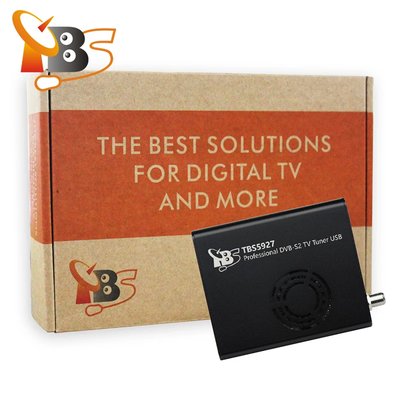 
Digital HD Satellite TV Receiver TBS5927 Professional DVB-S2 TV Tuner USB Box for PC 