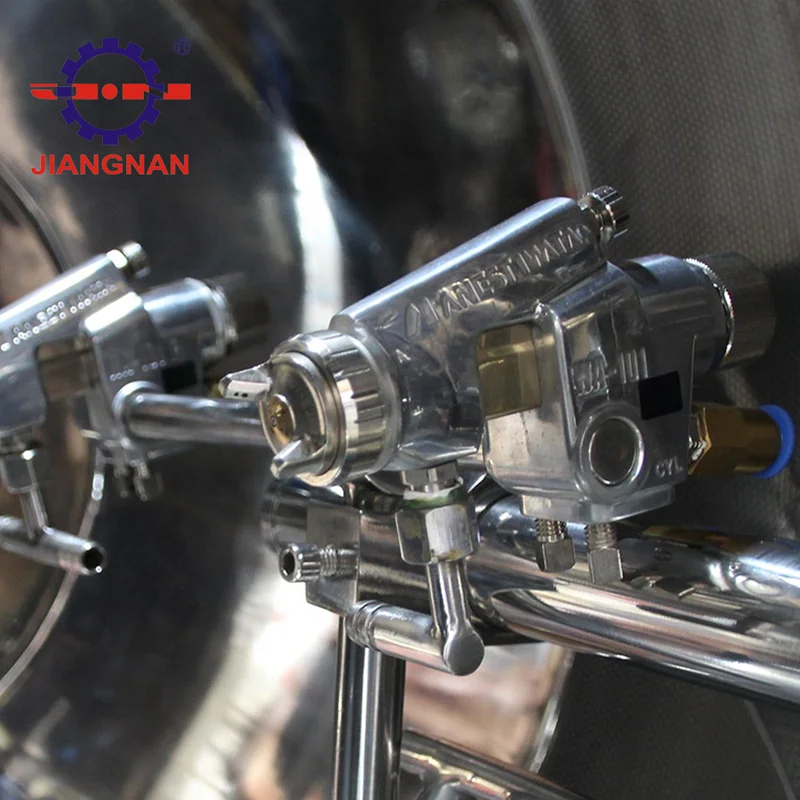 
High-efficiency Automatic Dustfree Stainless Steel Tablet/Pill/peanuts/Chocolate bean Sugar Film metal Coating Machine 