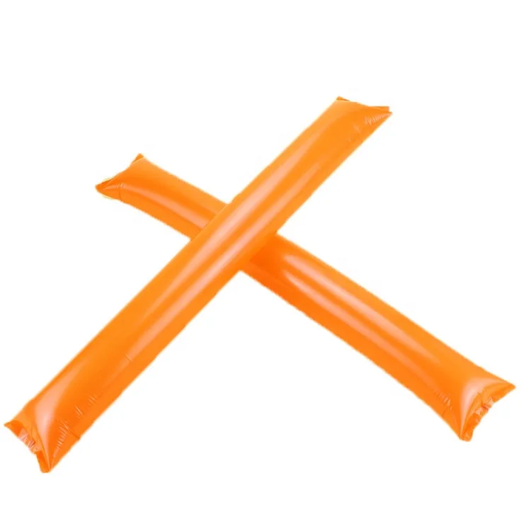 
Promotional custom cheering pom poms PE material inflatable cheering stick 