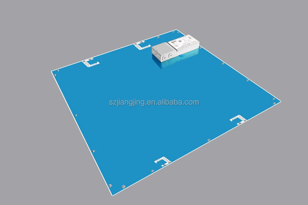 120v or 347v USA Canada  recessed LED flat panel with driver junction box
