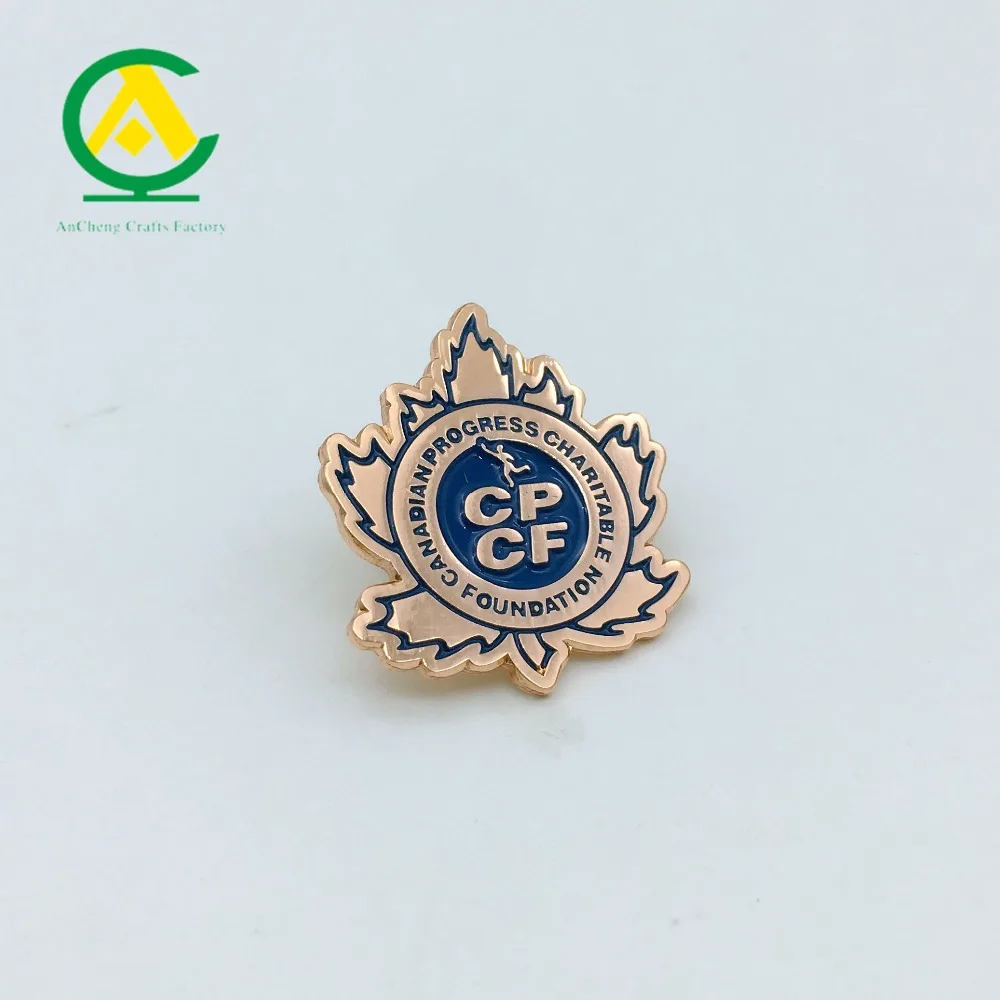 Fashion Zinc alloy iron metal plating united nations custom pin metal badge