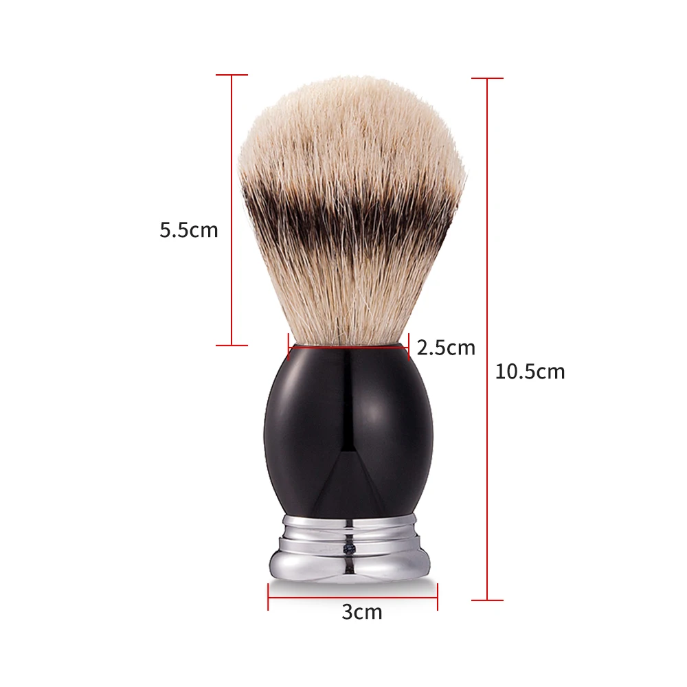 High quality Silvertip badger wet shave brush custom logo male beard brush for barber shop