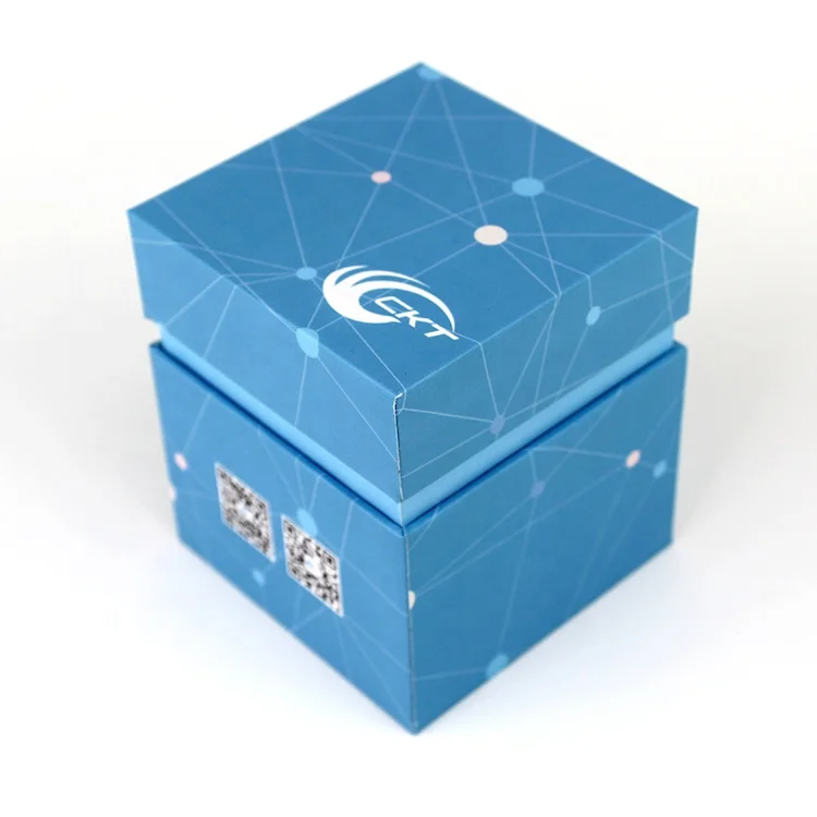 Custom Design Hat Embossed Recyclable Cardboard Paper Packaging Candle Gift Box Holder With Lid