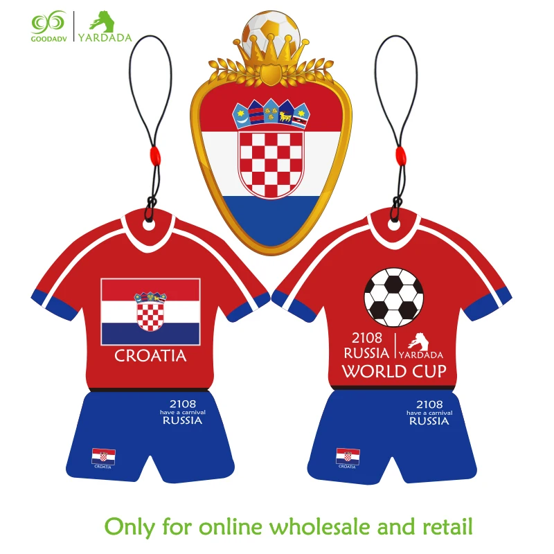 
Cheap World Cup soccer jerseys smell paper car perfume family fragrance car air freshener 
