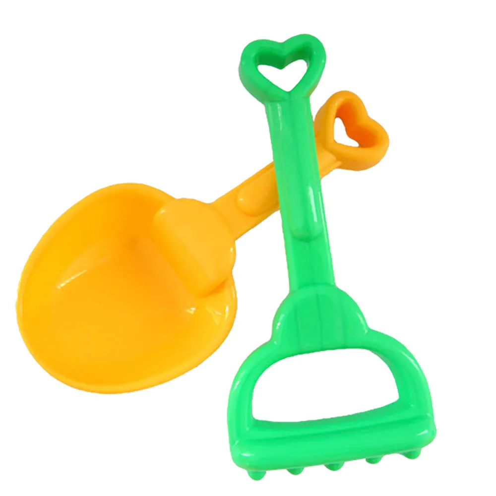 7Pcs Sand Sandbeach Kids Beach Toys Castle Bucket Spade Shovel Rake Water Tools Children Beach Sand Dune Tool Toys For Children