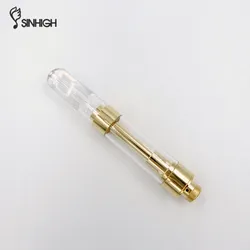 Лидер продаж, бак атомайзера 100%, картридж с пластиковым наконечником без протечек, 1 мл, 510 резьбовой картридж для вейпа