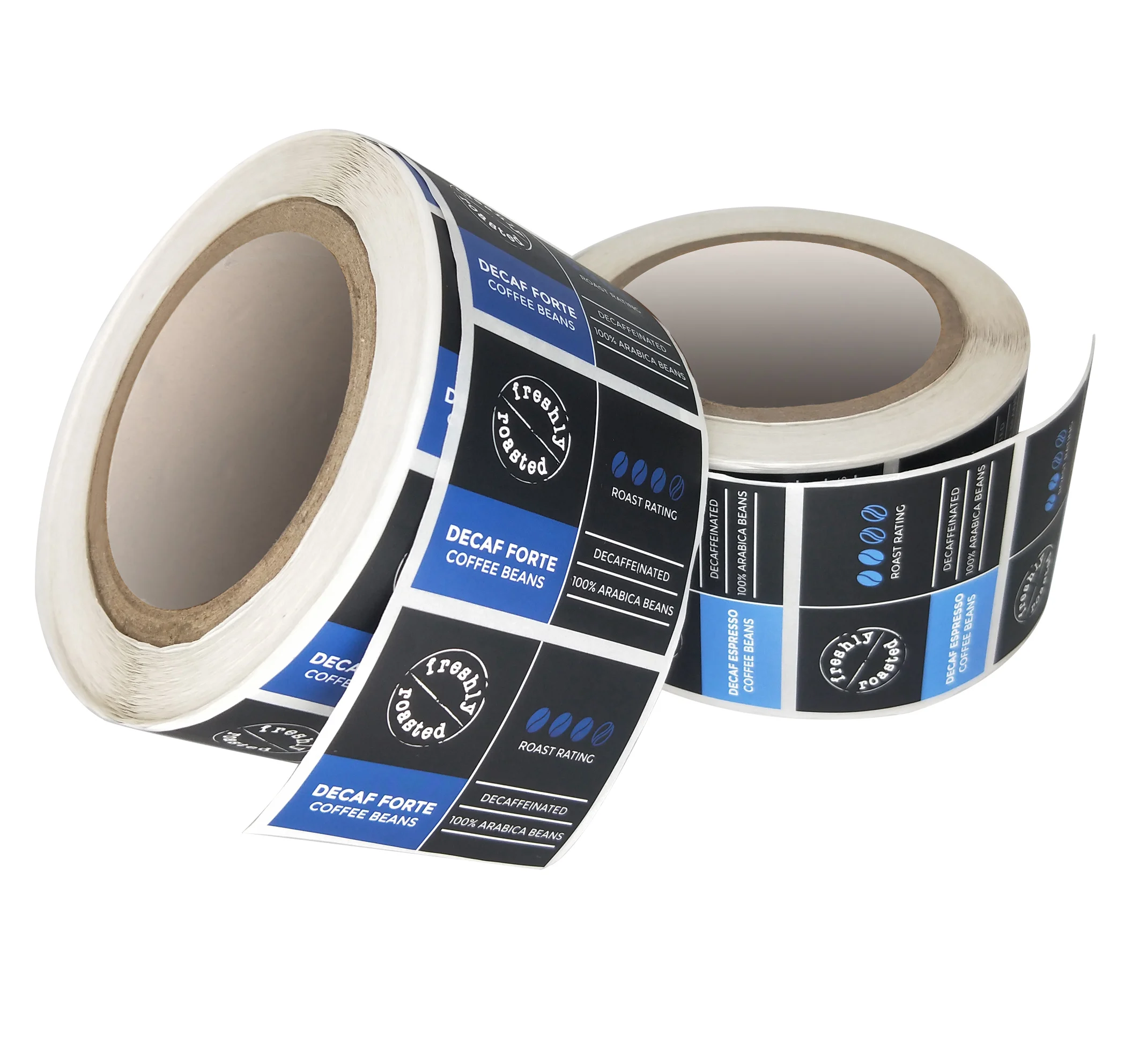 color printing cosmetic jar labels,self adhesive PE stickers