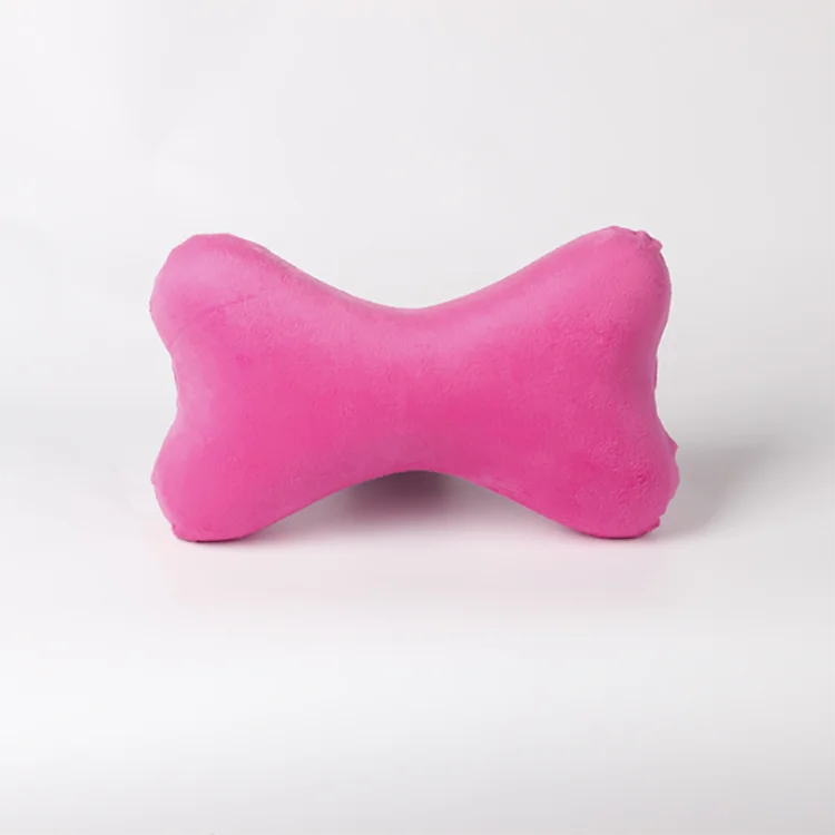 
New Design Comfortable Chiropractic Neck Support Velvet Bone Shaped Pillow 
