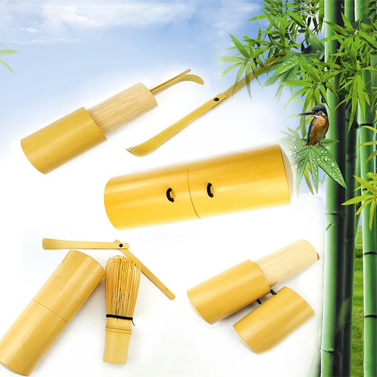 Hot-selling ceremony matcha master handmade matcha tea sets Bamboo Whisk gift scoop tools