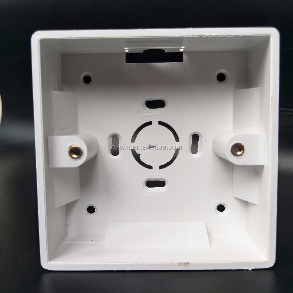 
86 Wall pad Cassette Universal White Wall Mounting Box for Wall Switch and and socket stair step light lamp mounting box 