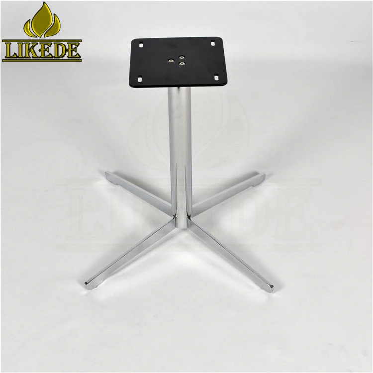 Chrome iron table base pneumatic table legs metal table legs manufacture