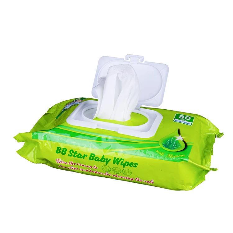 Disposable Flushable anti bacterial Sanitary Wipe For Baby Wet Strength Paper Tissue