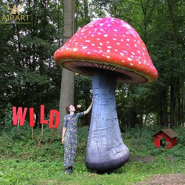 Vivid inflatable mushroom decoration, giant inflatable mushroom