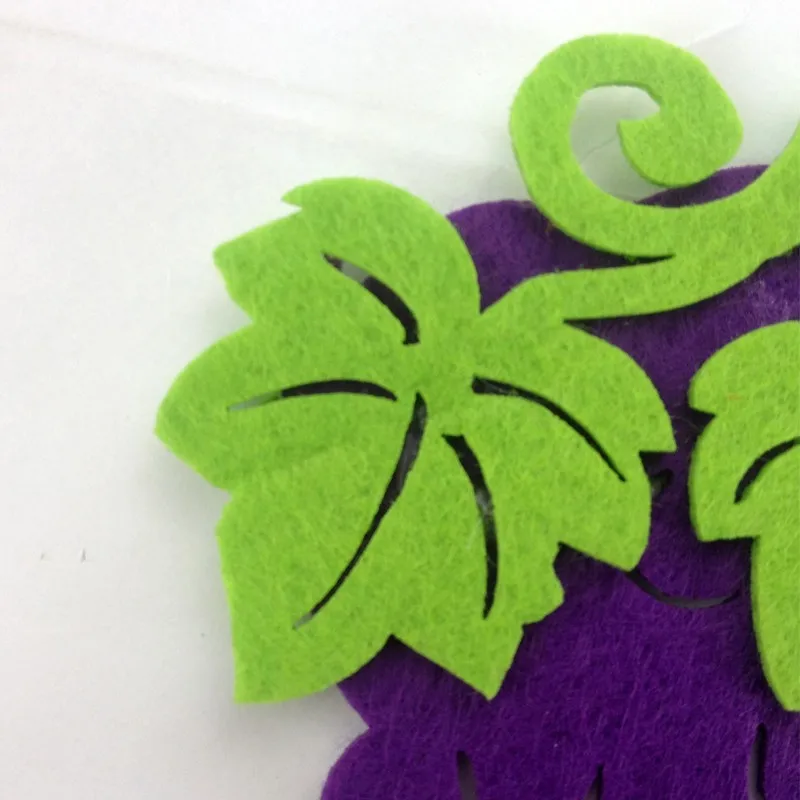 
felt craft vegetables shapes 