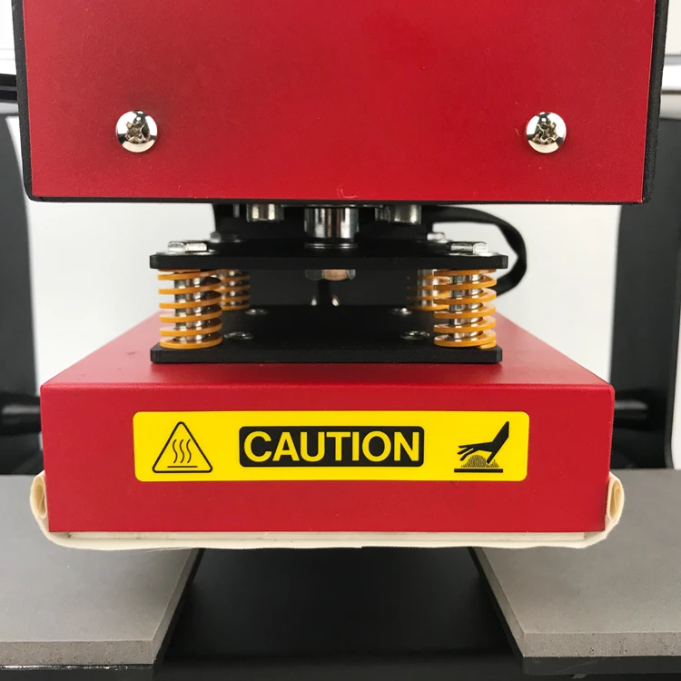 15*15 Pneumatic Heat Press Machine with Double Working Station for Small Logo