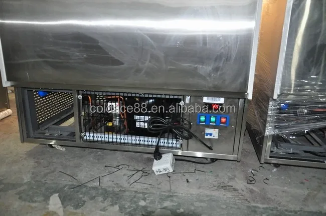 Electric Power Source Ice Cream Cake Display Freezer