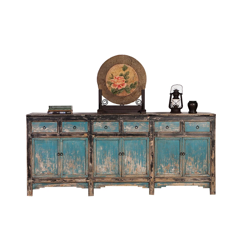 Деревянная современная домашняя мебель, винтажный шкаф с 3 корзинами и ящиками, серый, белый