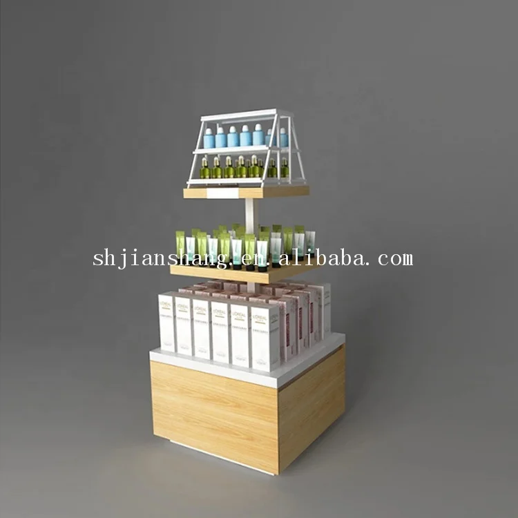 Retail Cosmetic Store Furnitures For Cosmetic Display Cabinet and Showcase