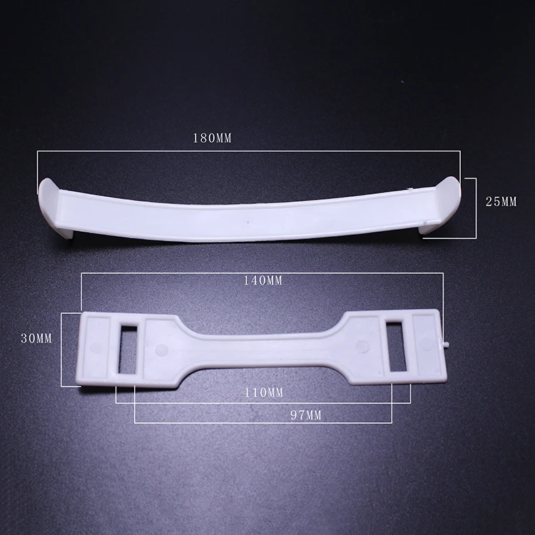 
High quality wholesale pvc carton box plastic packaging handles 