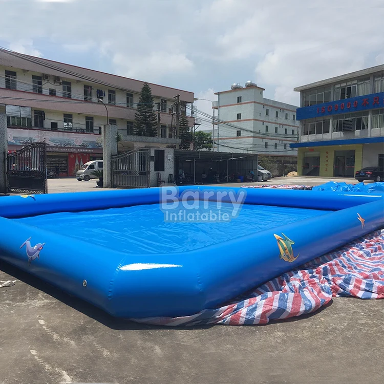 Custom Big Inflatable Water Pool In Park Inflatable Large Wading Pool Adult Size Inflatable Swimming Pool