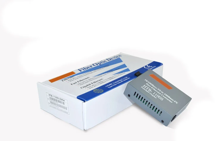 Single Mode 25km Dual Fiber 10 100 base tx fx fiber optic media converter