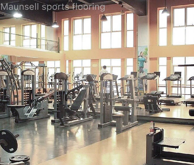 Pisos para gimnasio 100% de material de caucho EPDM con precio bajo rubber