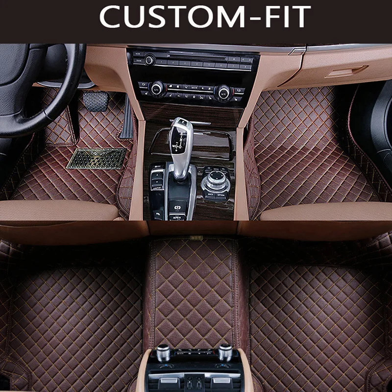 
2021 Custom Colour Full Set Car Floor Mats Leather 5D Car Floor / Foot Mats With Good Price 