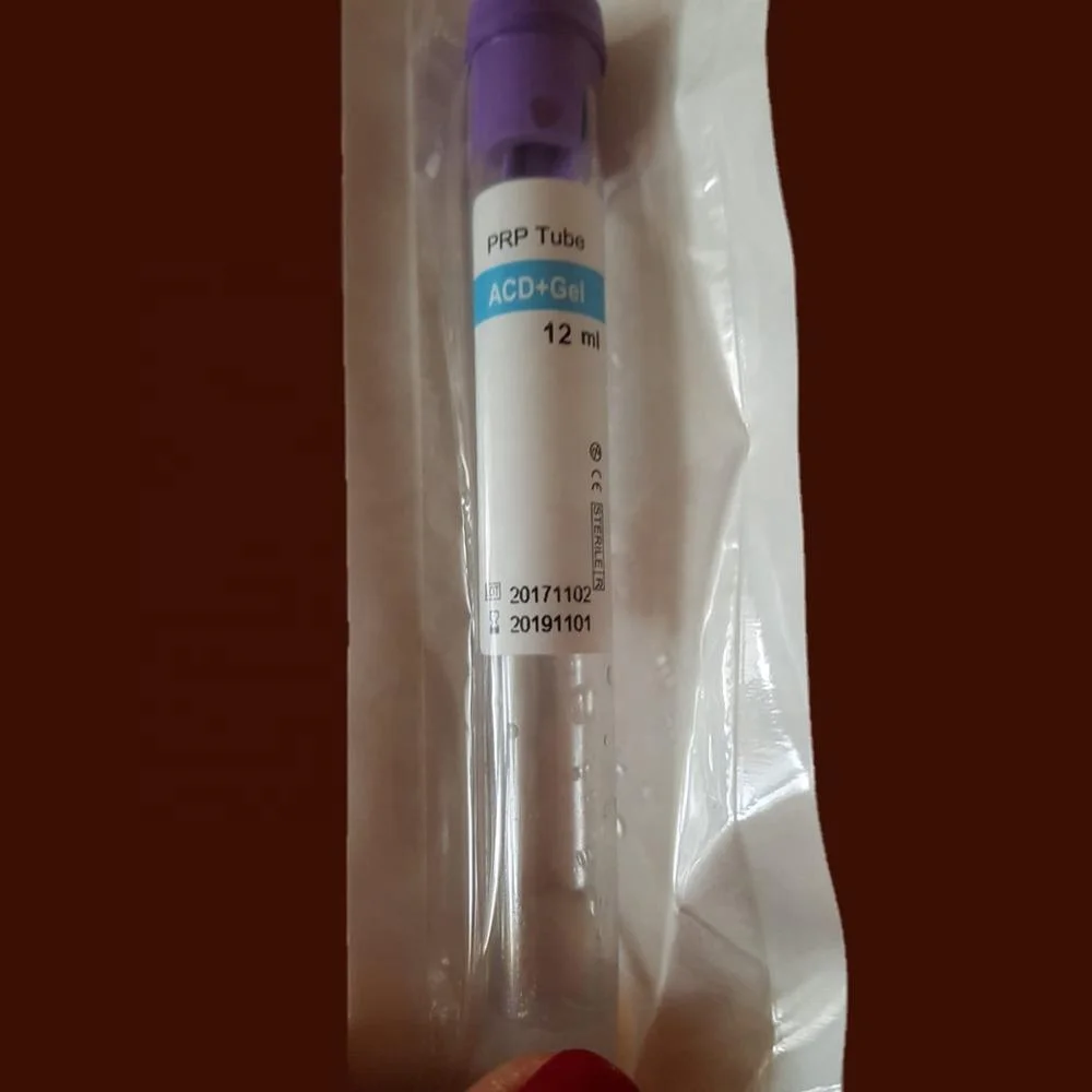 Best price of PRP Kit Tube 12ml Sodium Citrate gel acd a anticoagulant prp tube for face skin care,  hair use