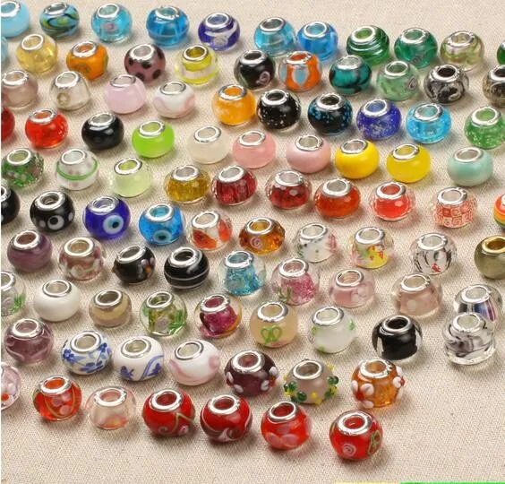 
loely glass bead wholesale handmade murano lampwork glass european beads fit for charm bracelets Condition: Brand New&nbsp;+&nbsp;High QualityColor: mixed color. &nbsp;What we send is the mixed color ,&nbsp; it is good for&nbsp; the customer to sell the 