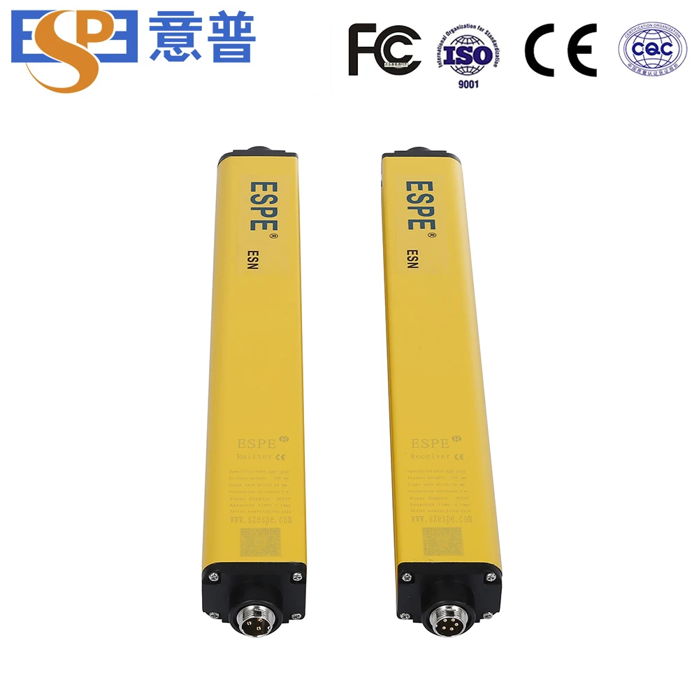 Machine Relay Infrared 24V Digital Autonics Light Curtain Area Safety Sensor 12v DC Light Sensor