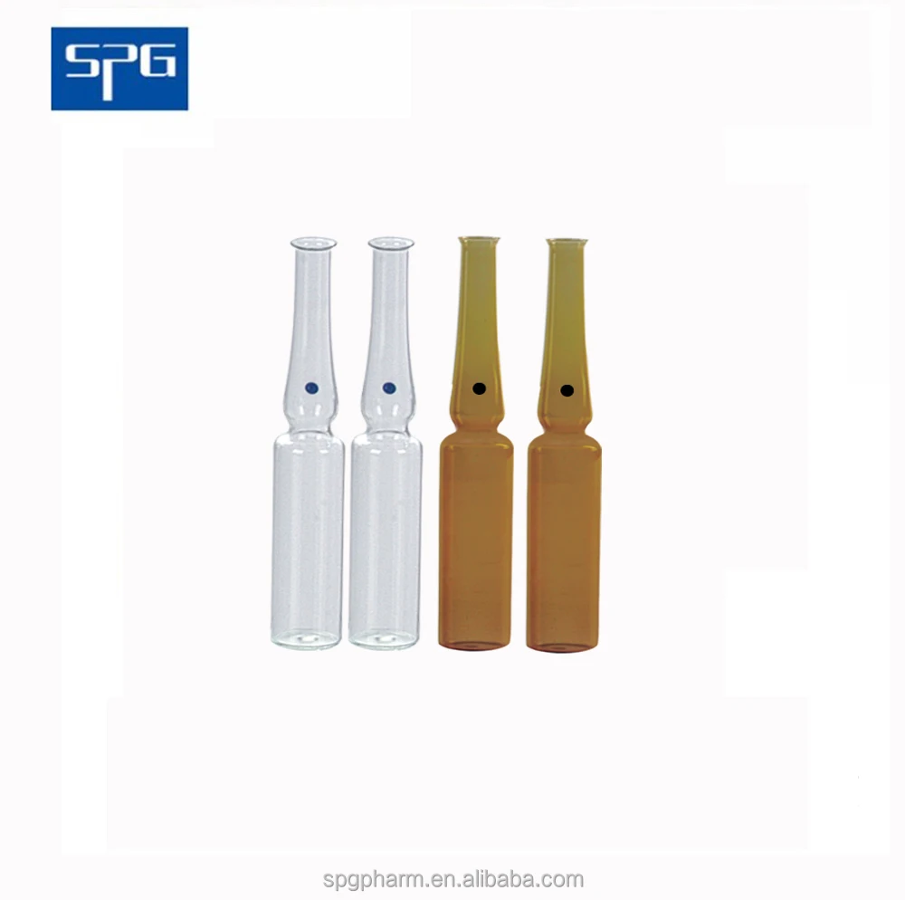 1ml- 10ml Amber and Clear Borosilicate Glass Ampoule