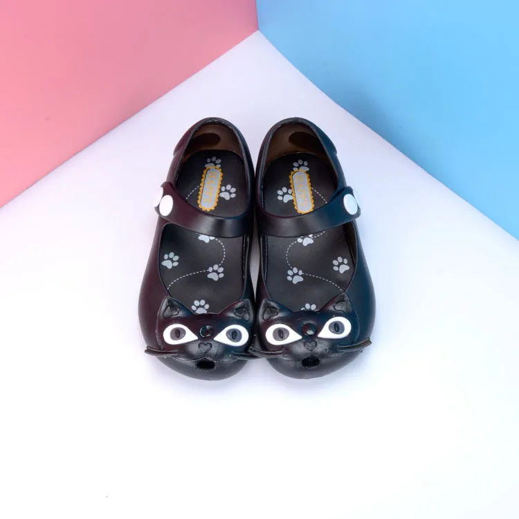 Модная детская обувь принцессы из ПВХ для родителей и детей