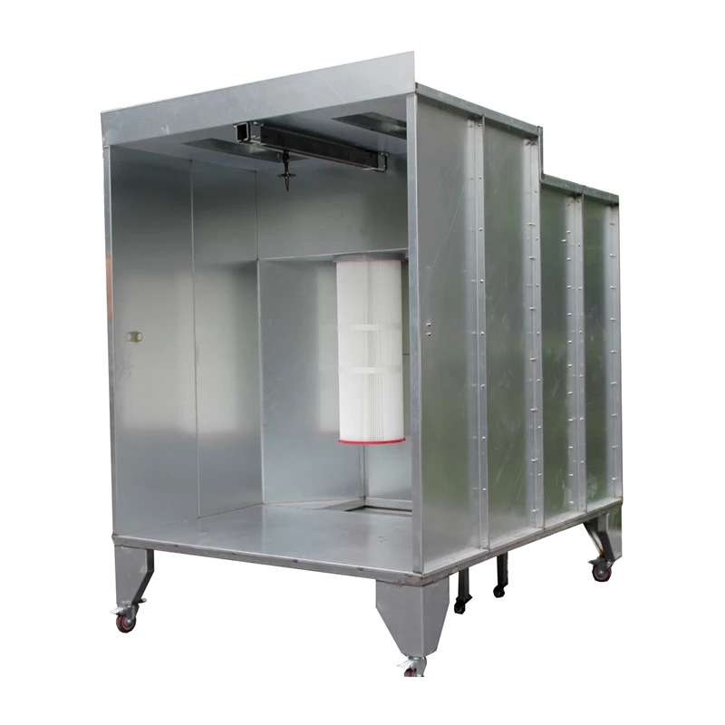 Electrostatic Manual Powder Coating Cyclone Booth