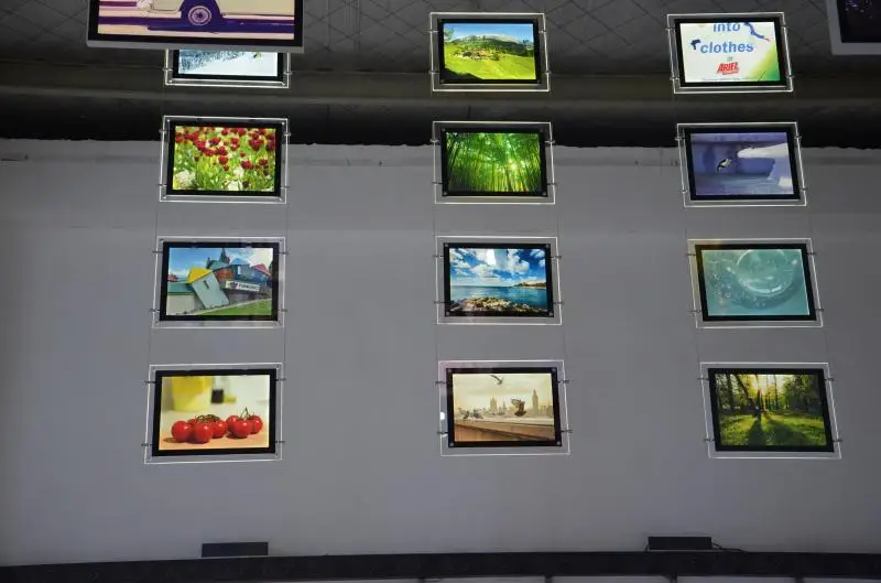 A3 A4 Размер агент по недвижимости светодиодный дисплей окна Led Light Box рамки торговый центр, Ресторан сетевых магазинов дисплей рекламы