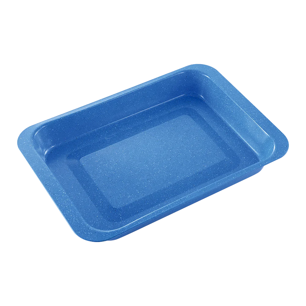 
k-512-CMC 4pcs blue point non-stick coating bakeware sets carton steel gift set 