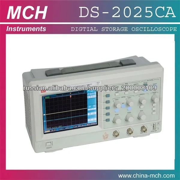 DS-25 МГц 2025CA USB цифровой осциллограф двухканальный 25 МГц частоты.,