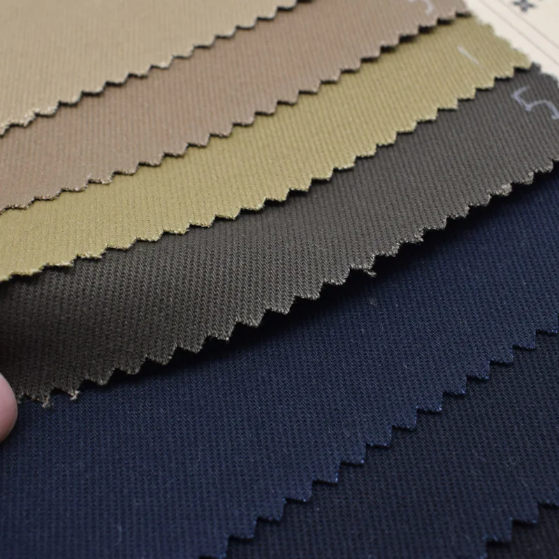 
New design yarn dyed 100% cotton woven twill men pants fabric 