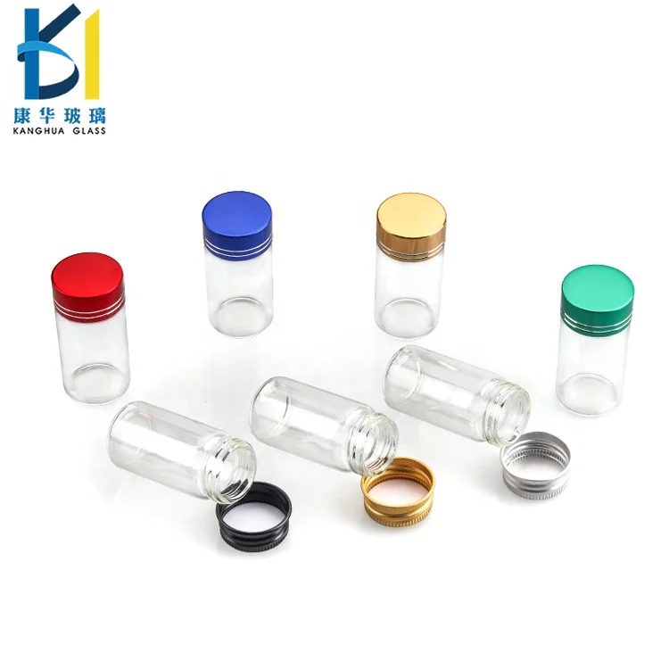 
Xuzhou Factory Provides Clear Tubular Glass Jar 30ml 