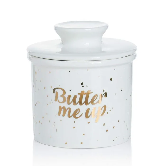 Bell Shape Ceramic Butter Keeper Butter Container