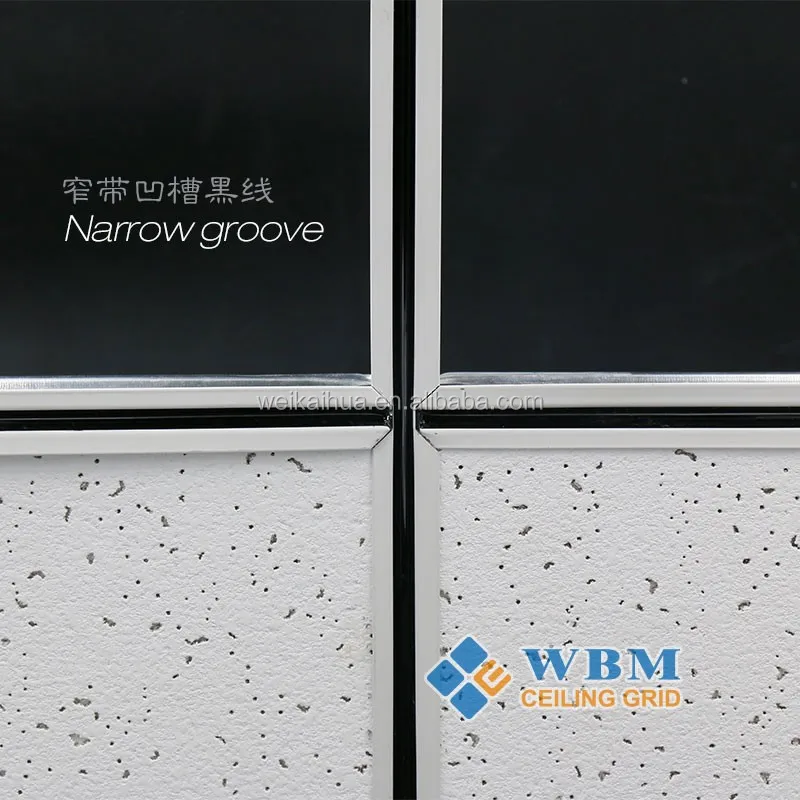 Galvanized Steel Bar Ceiling T Grid Components Steel Sheet with Paint Coated Aluminum Alloy White Flat 24MM Cold Rolled