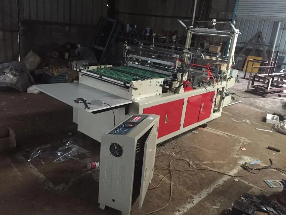 Ruipai Brand Side Sealing Heat Cutting BOPP/PVC/PET/PP Express Bag Making Machinery