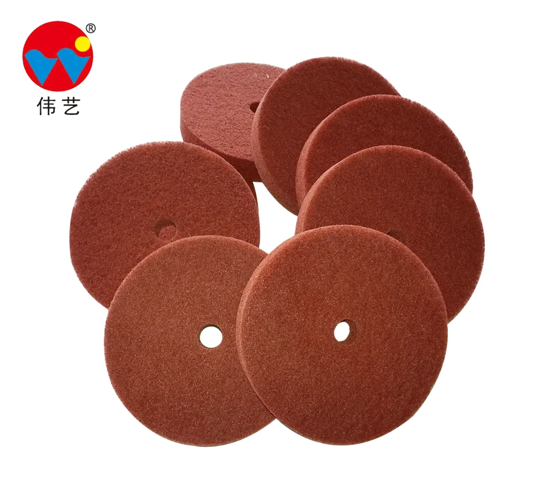 WEIYI maroon nylon polishing wheel