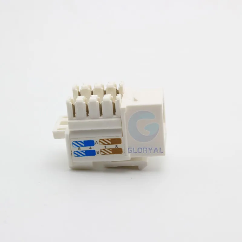 Hot RJ45 Cat6 or cat.5e Keystone Jack with cable tie