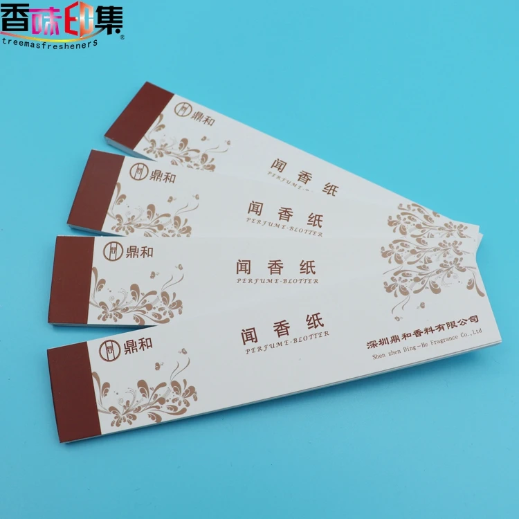 Custom aroma test stripe  fragrance oil tester carefully crafted  perfume test paper