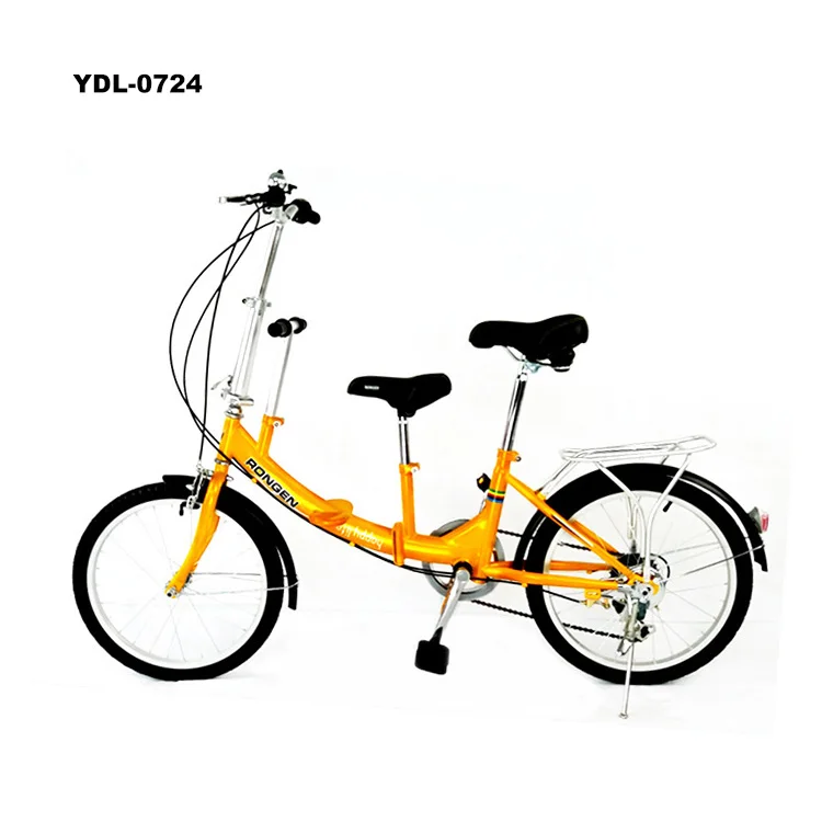 Parent-child Bicycle Mother Baby Bike Ladies 20 Inch Kids City Double Speed Folding Bicycle