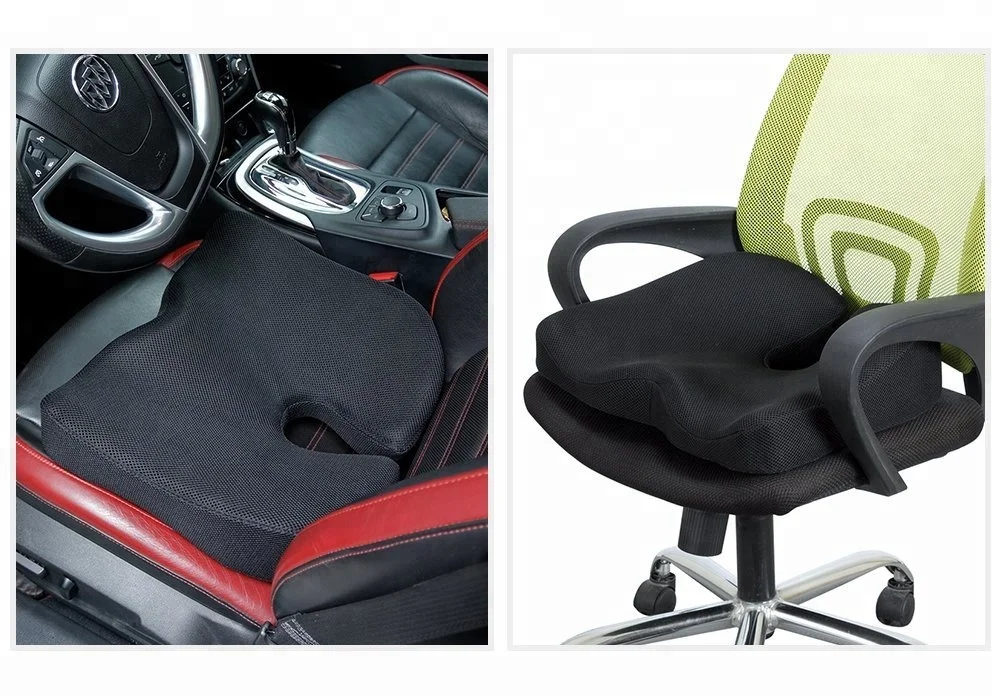 Office seat cushion memory foam/ Hemorrhoid driver car seat cushion