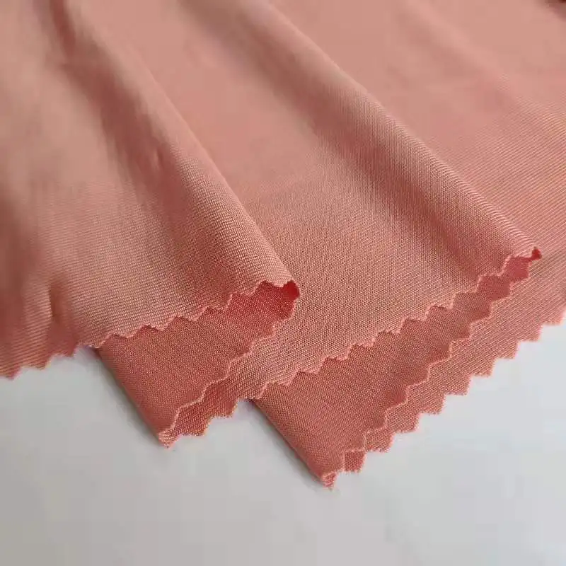 
Shaoxing keqiao textile supplier 93% polyester 7%spandex FDY pain dye fabric for garment 